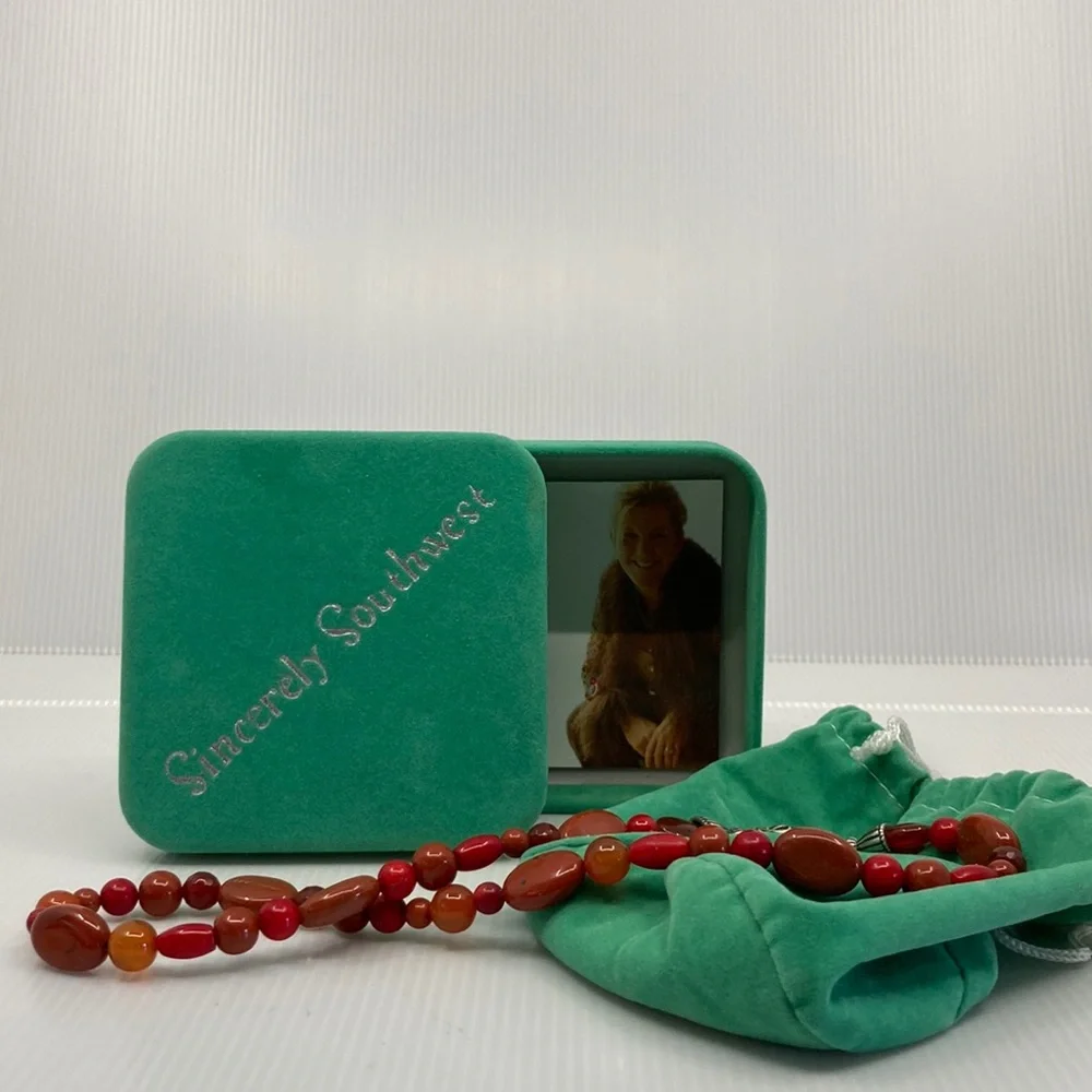 Polished GemStones Beaded Necklace by Sincerely Southwest Carolyn Pollack